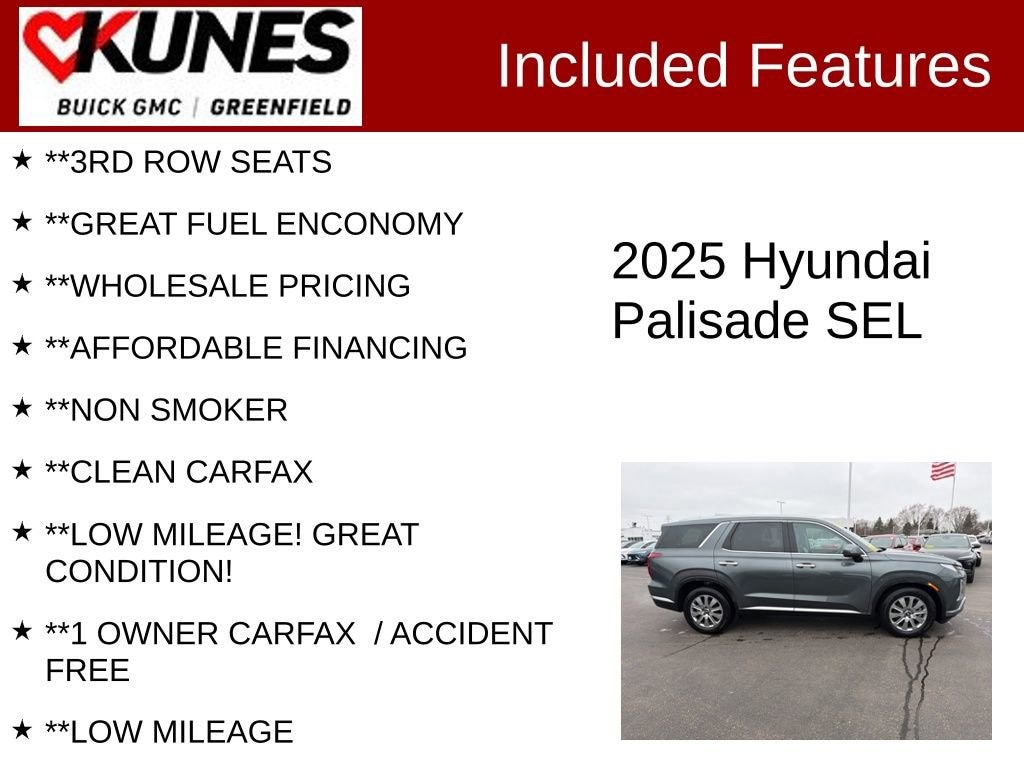 Used 2025 Hyundai Palisade SEL