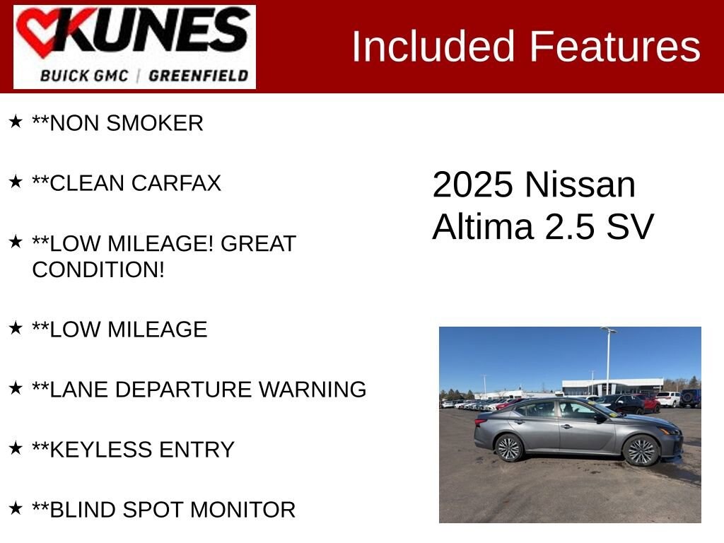 Used 2025 Nissan Altima SV