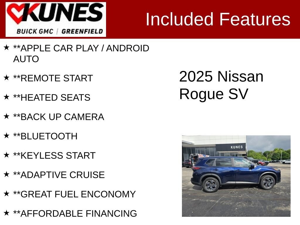 Used 2025 Nissan Rogue SV