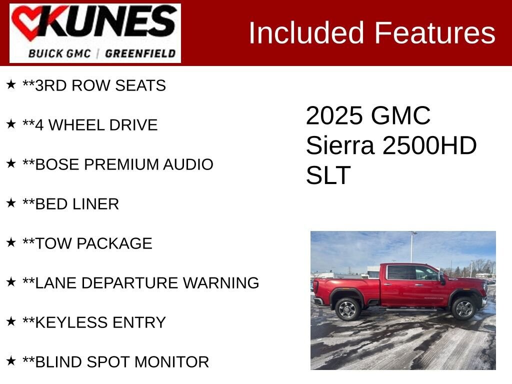 Used 2025 GMC Sierra 2500 HD SLT Truck