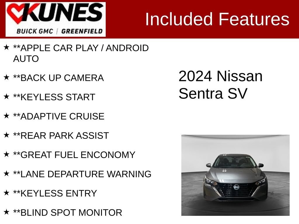 Used 2024 Nissan Sentra SV