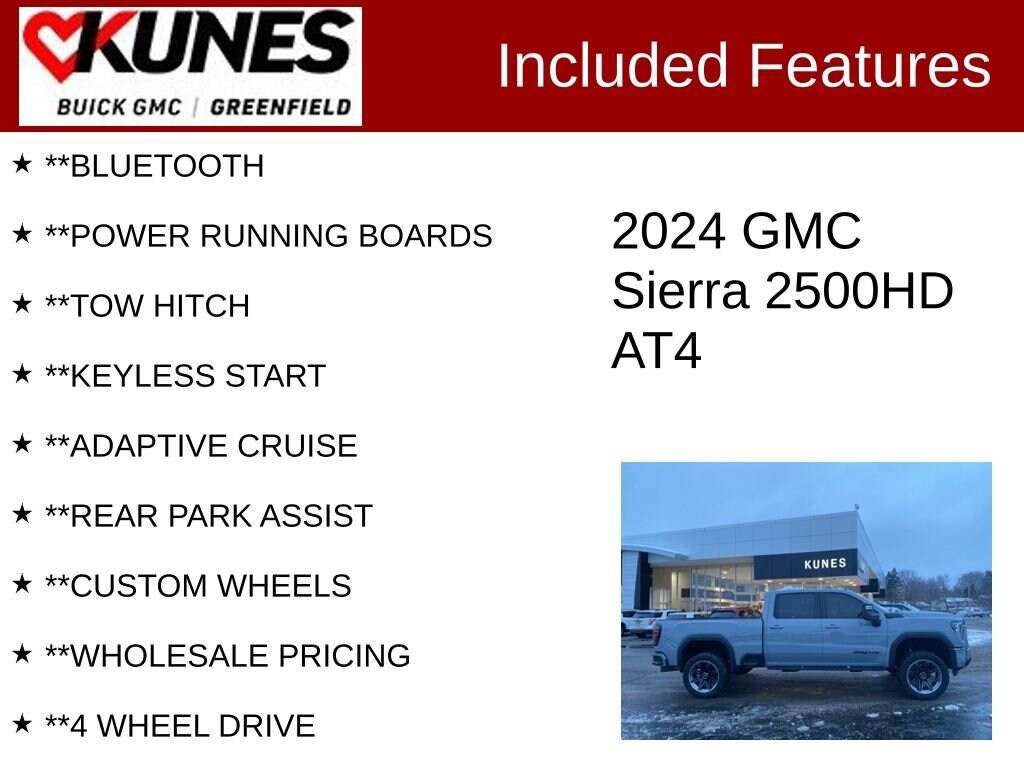 Used 2024 GMC Sierra 2500 HD AT4 Truck