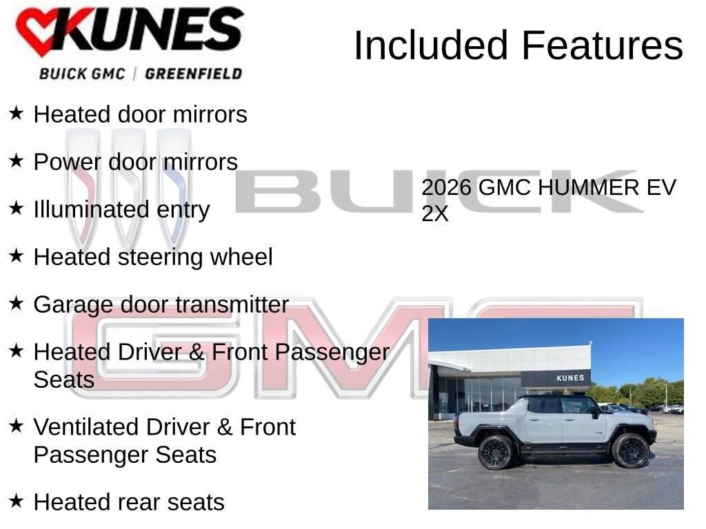New 2026 GMC HUMMER EV Pickup 2X Truck