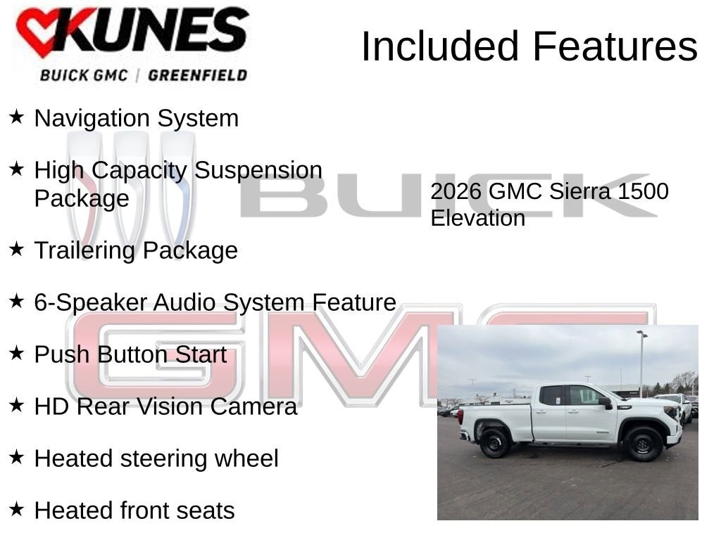 New 2026 GMC Sierra 1500 Elevation Truck