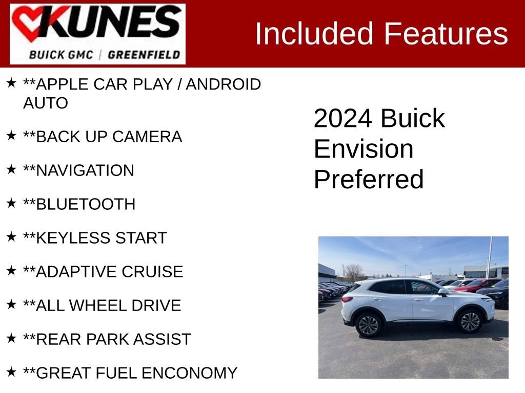 Used 2024 Buick Envision Preferred SUV