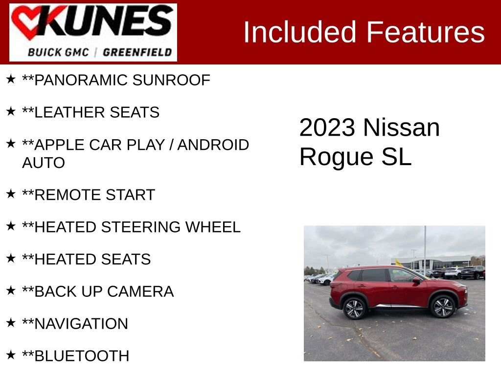 Used 2023 Nissan Rogue SL