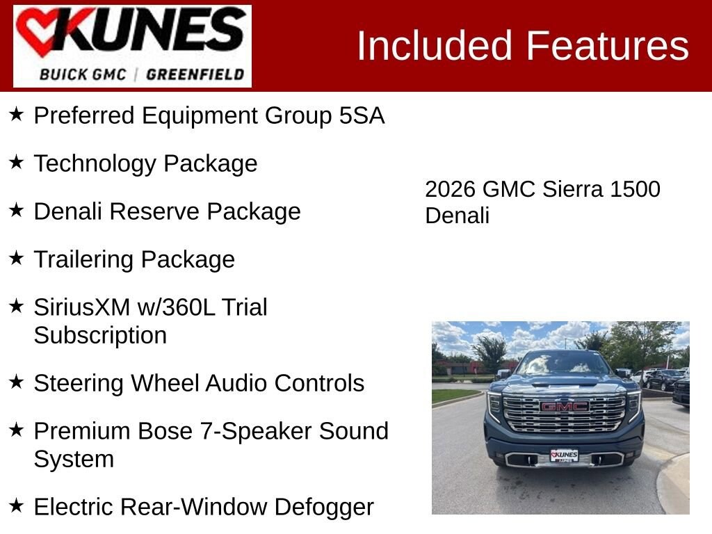 New 2026 GMC Sierra 1500 Denali Truck