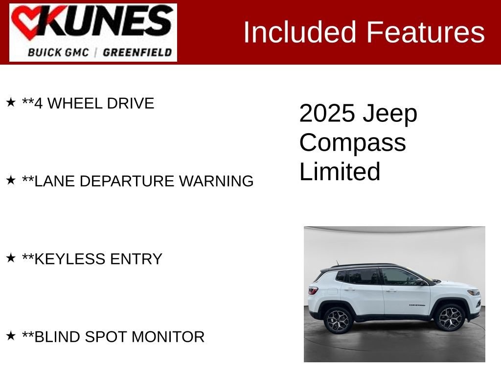 Used 2025 Jeep Compass Limited