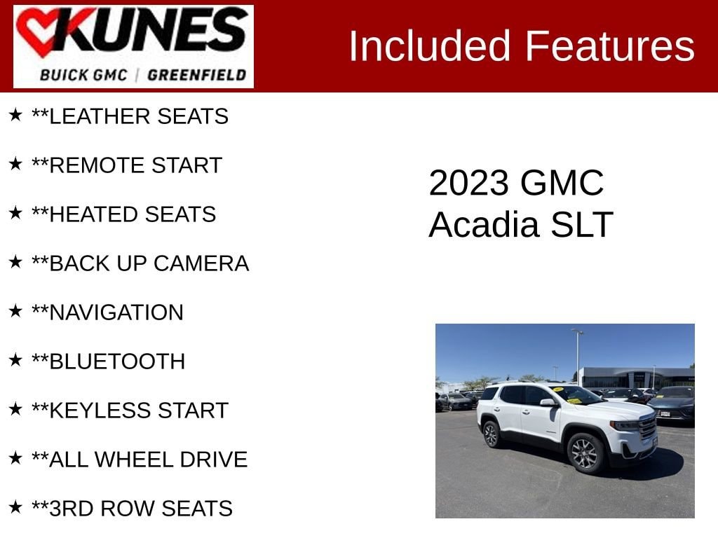 Used 2023 GMC Acadia SLT SUV