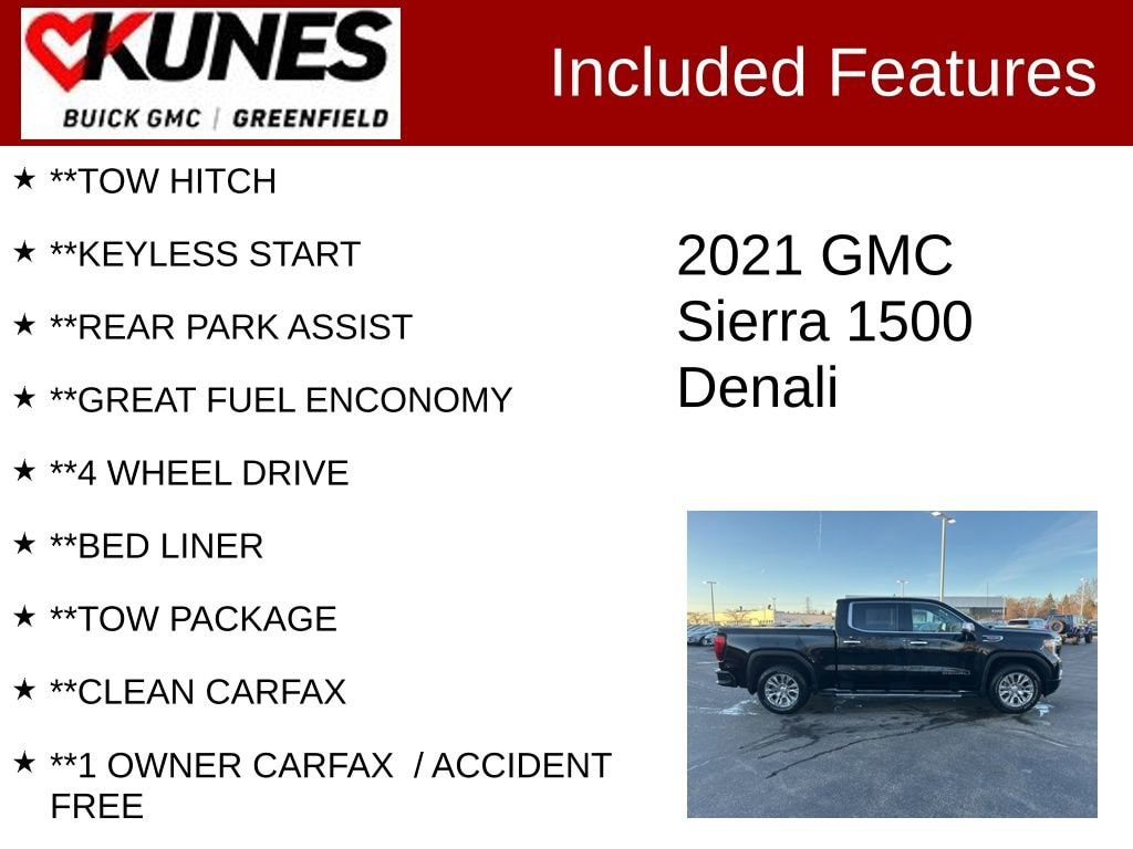 Used 2021 GMC Sierra 1500 Denali Truck