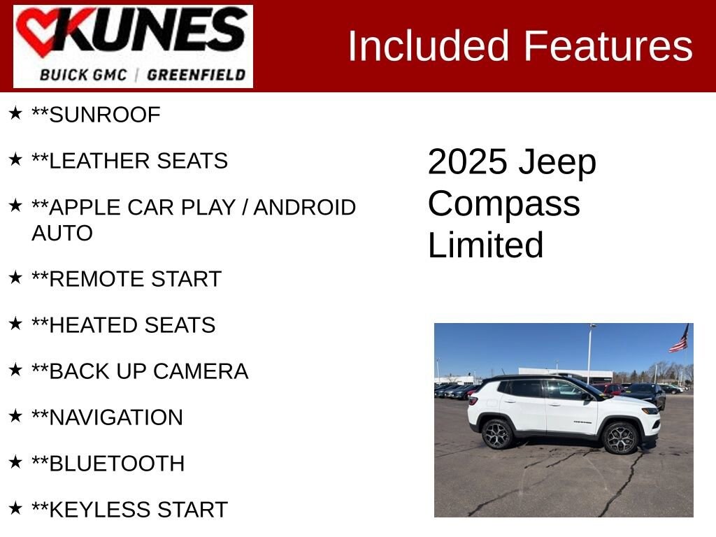 Used 2025 Jeep Compass Limited