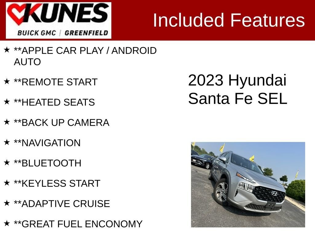 Used 2023 Hyundai Santa Fe SEL
