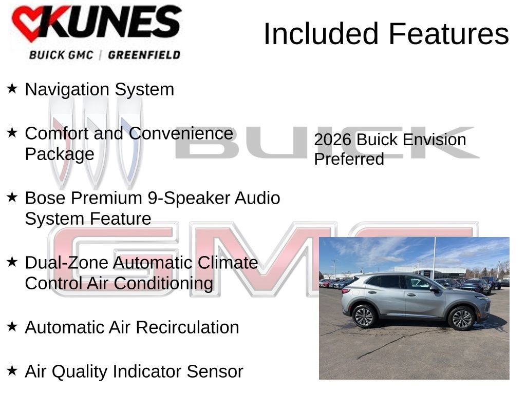 New 2026 Buick Envision Preferred SUV