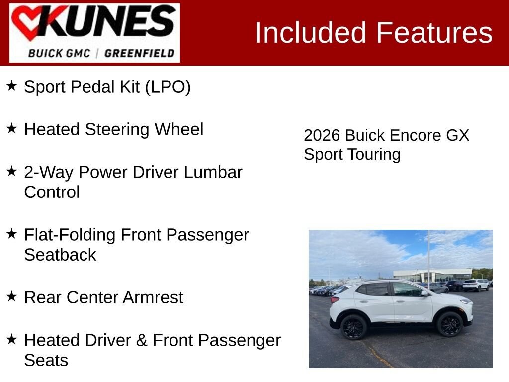 New 2026 Buick Encore GX Sport Touring SUV