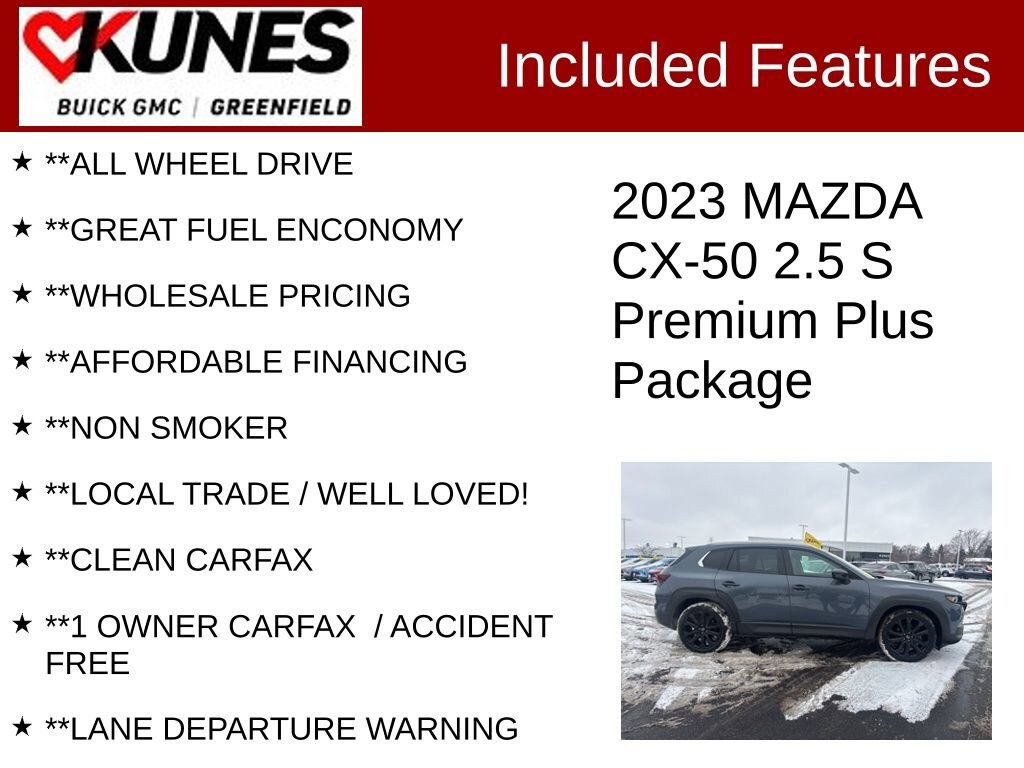Used 2023 Mazda CX-50 2.5 S Premium Plus Package