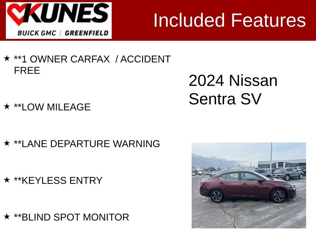Used 2024 Nissan Sentra SV