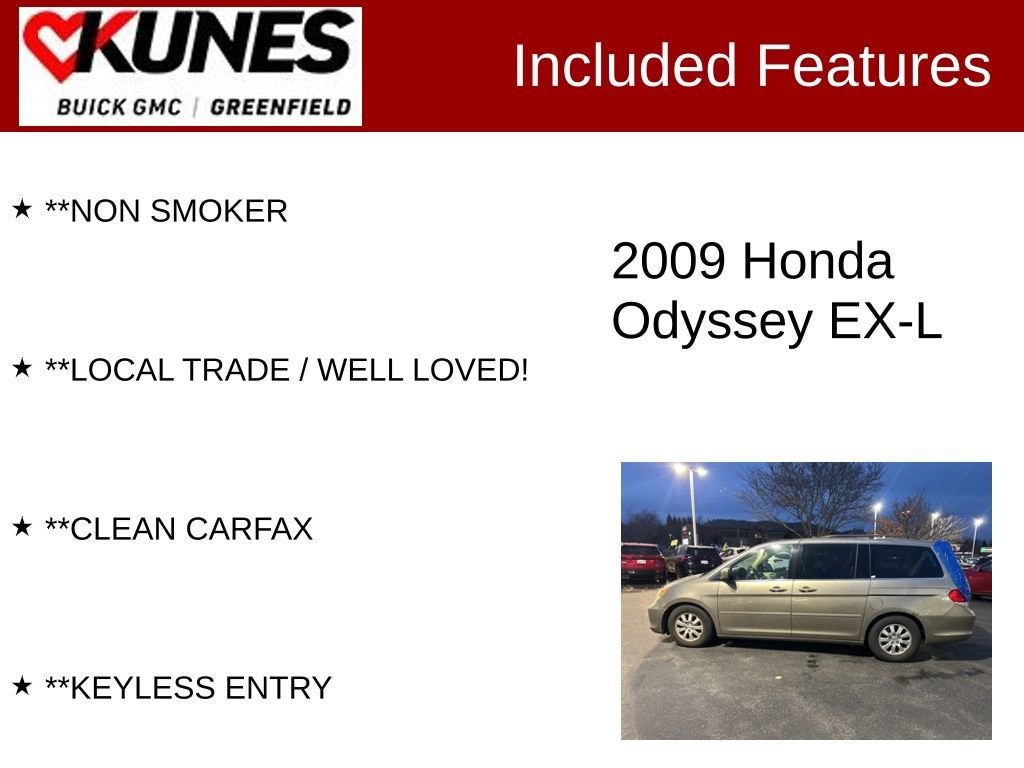 Used 2009 Honda Odyssey EX-L