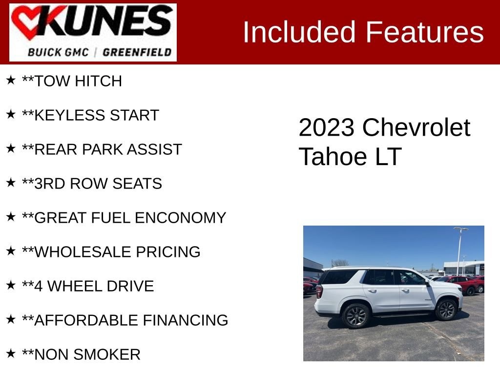 Used 2023 Chevrolet Tahoe LT SUV