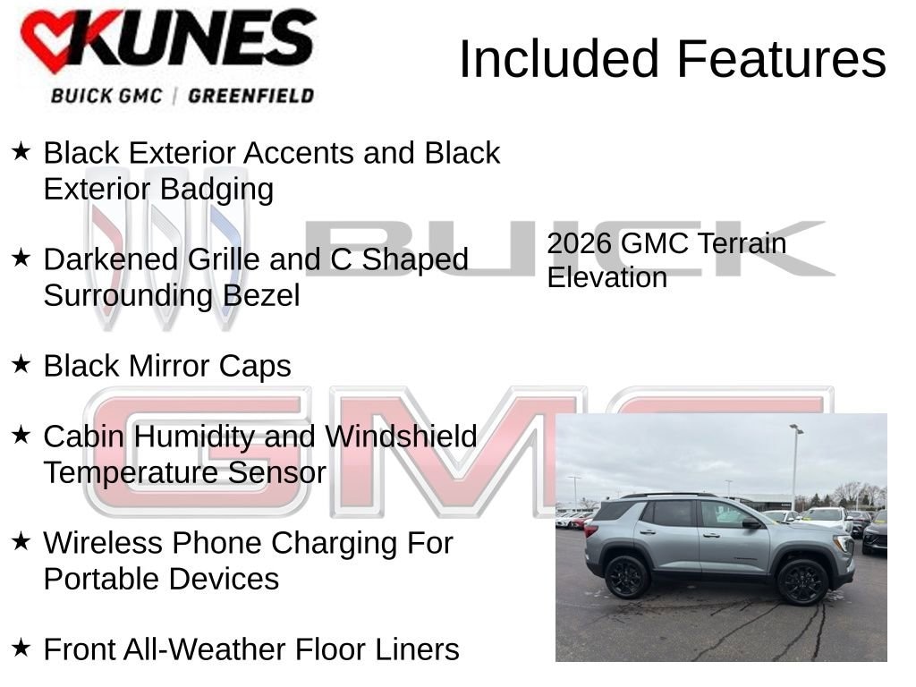 New 2026 GMC Terrain Elevation SUV
