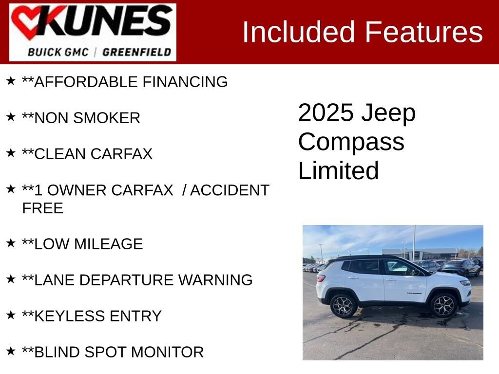Used 2025 Jeep Compass Limited