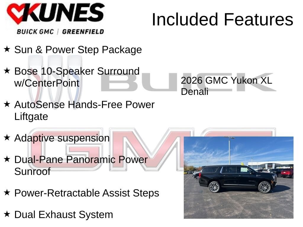 New 2026 GMC Yukon XL Denali SUV