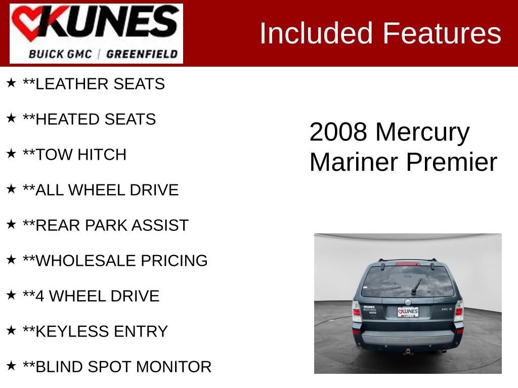 Used 2008 Mercury Mariner Premier