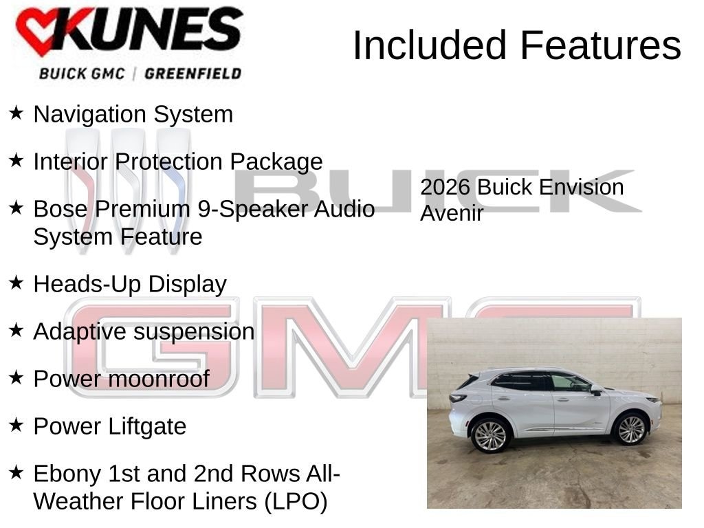 New 2026 Buick Envision Avenir SUV