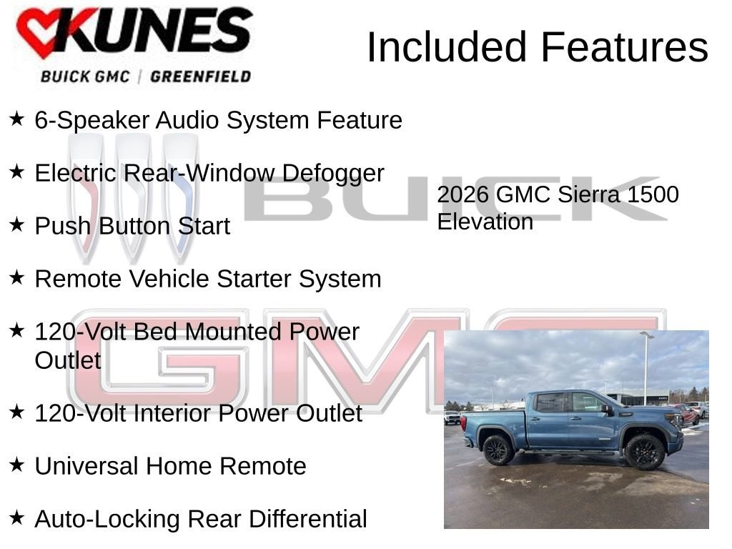 New 2026 GMC Sierra 1500 Elevation Truck