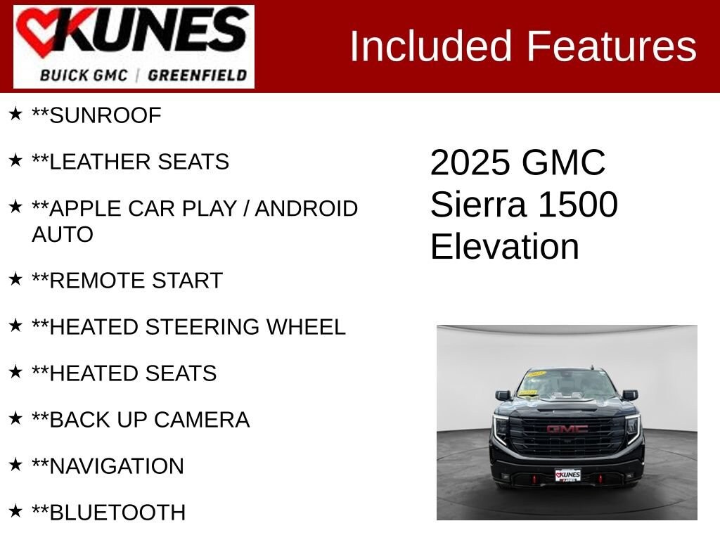 Used 2025 GMC Sierra 1500 Elevation Truck