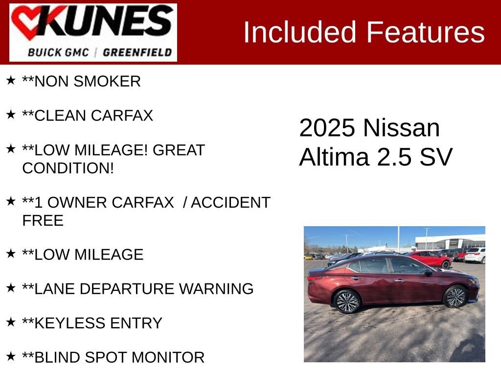 Used 2025 Nissan Altima SV