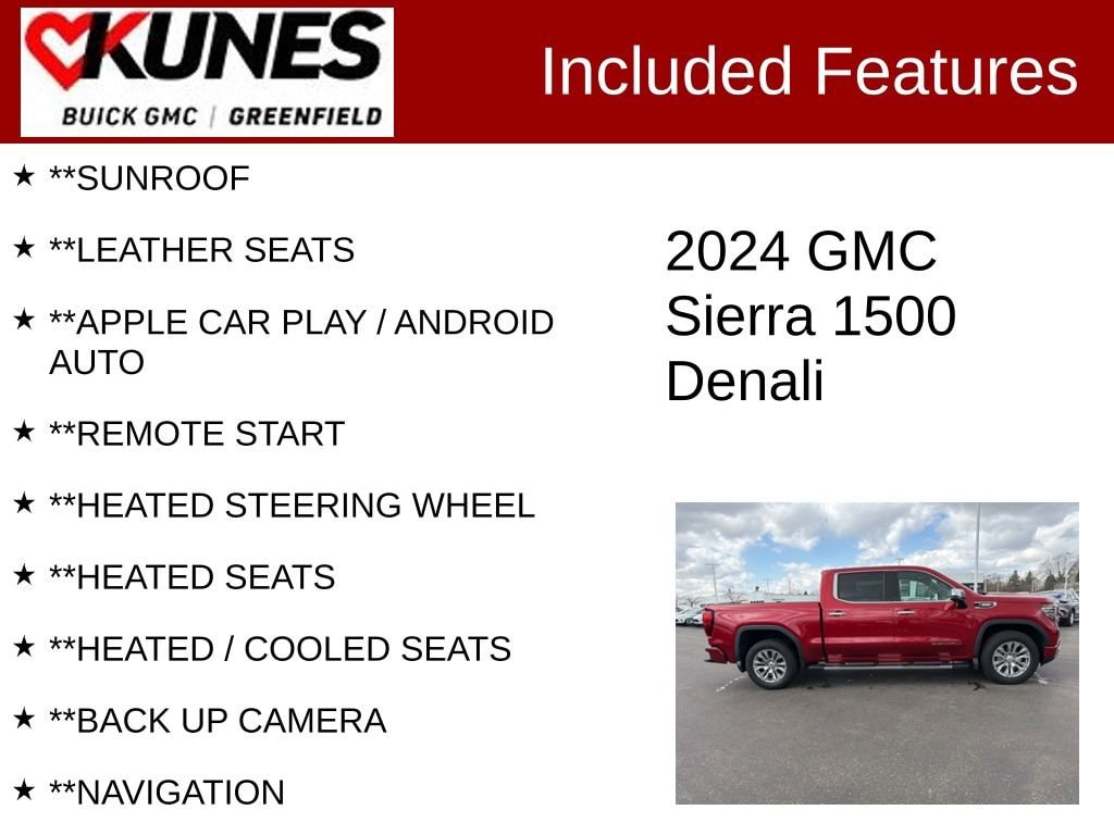 Used 2024 GMC Sierra 1500 Denali Truck