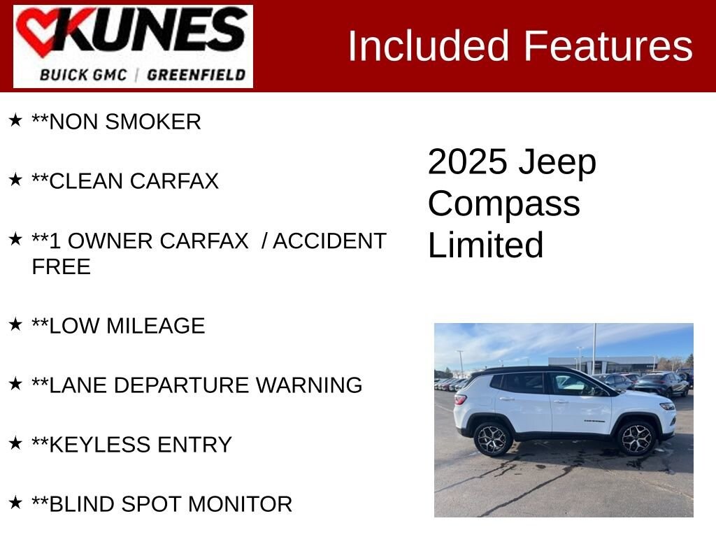 Used 2025 Jeep Compass Limited