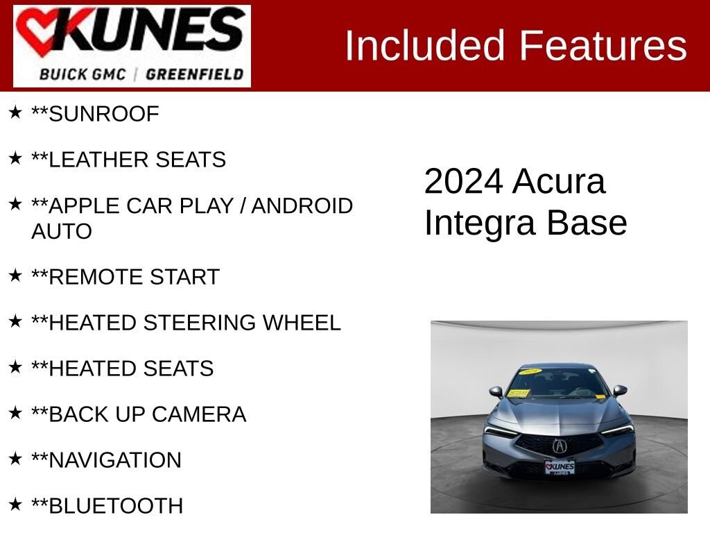 Used 2024 Acura Integra w/A-Spec Technology Package