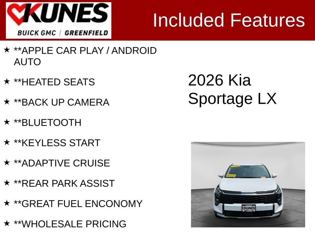 Used 2026 Kia Sportage LX