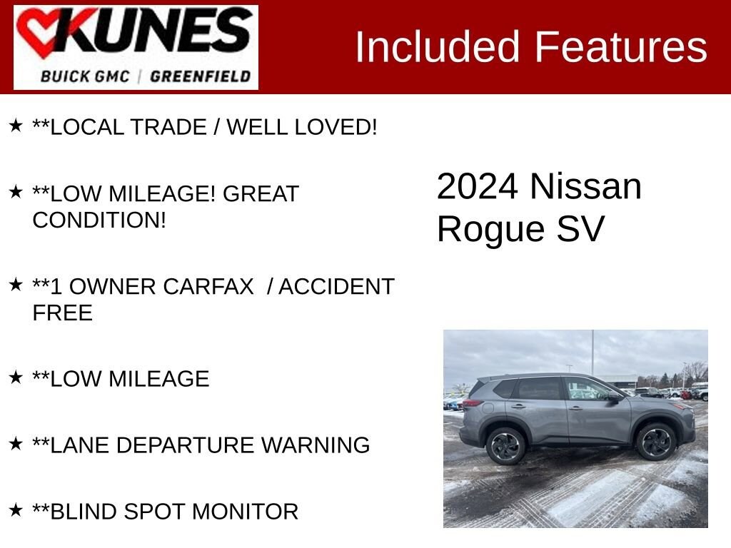 Used 2024 Nissan Rogue SV