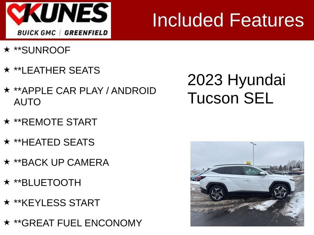 Used 2023 Hyundai Tucson SEL