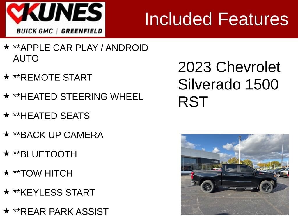 Used 2023 Chevrolet Silverado 1500 RST Truck