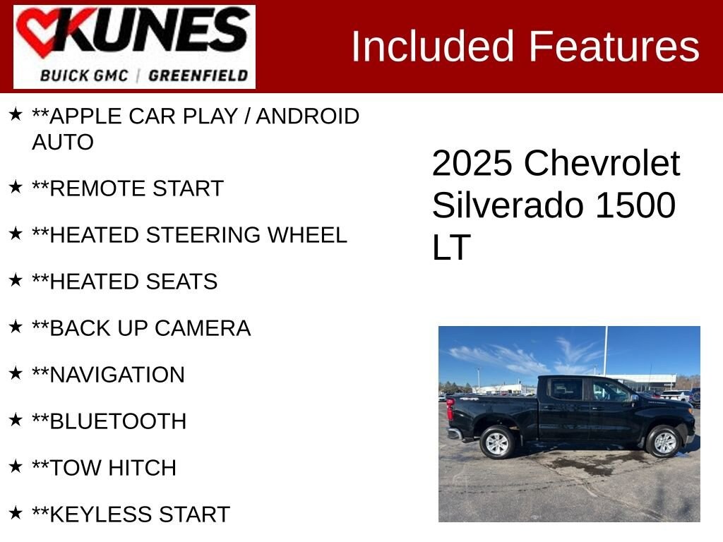 Used 2025 Chevrolet Silverado 1500 LT Truck