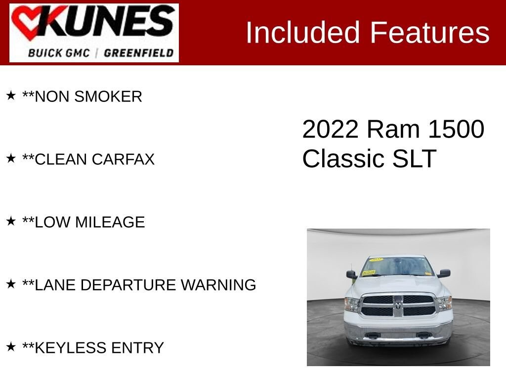 Used 2022 Ram 1500 Classic SLT