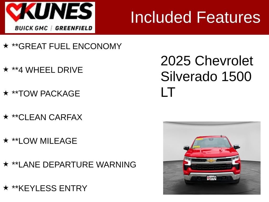Used 2025 Chevrolet Silverado 1500 LT Truck