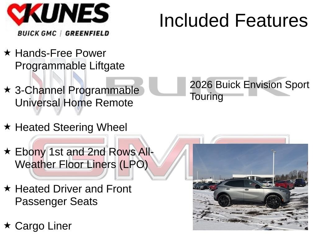 New 2026 Buick Envision Sport Touring SUV