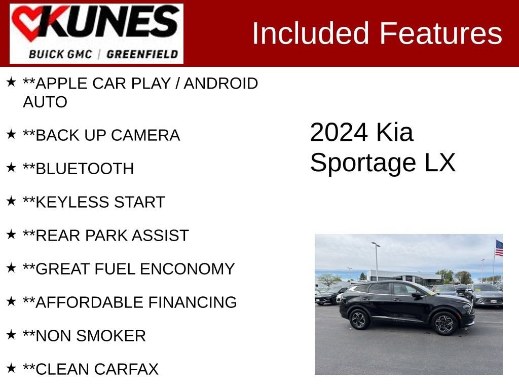 Used 2024 Kia Sportage LX