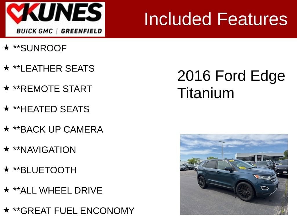 Used 2016 Ford Edge Titanium