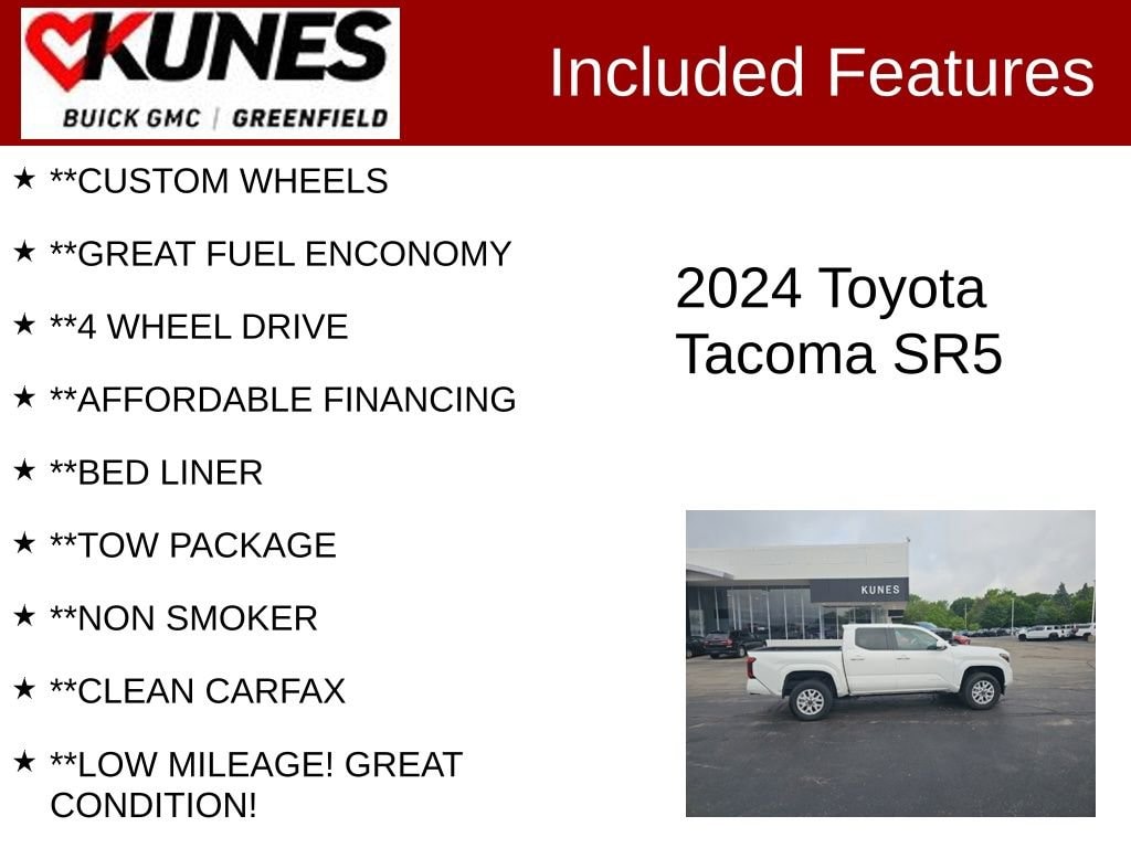Used 2024 Toyota Tacoma 4WD SR5