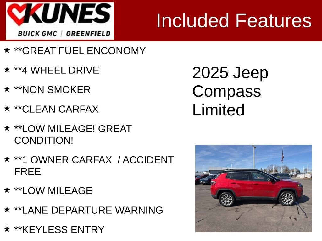 Used 2025 Jeep Compass Limited