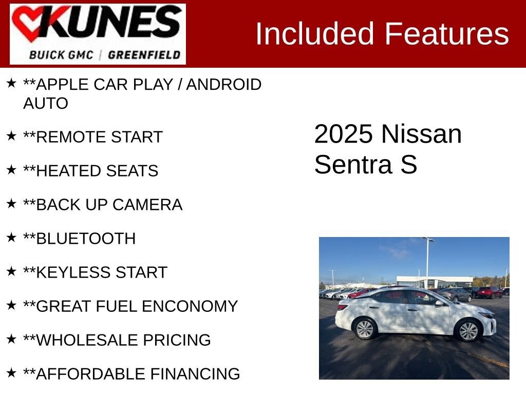Used 2025 Nissan Sentra S