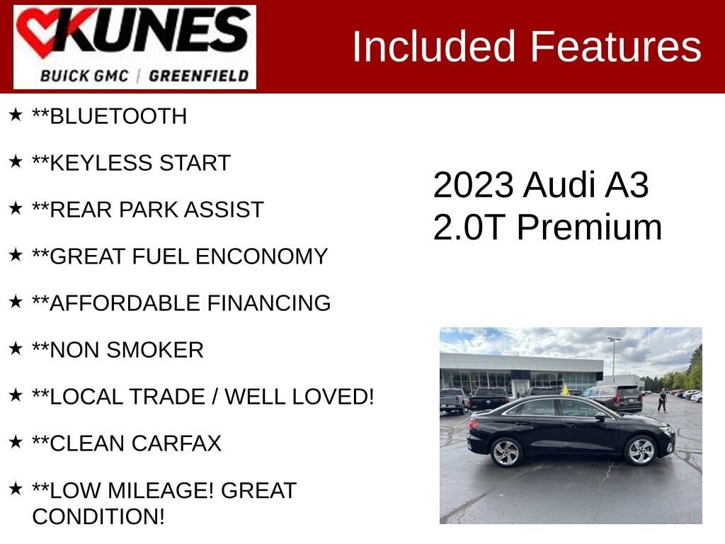 Used 2023 Audi A3 Premium