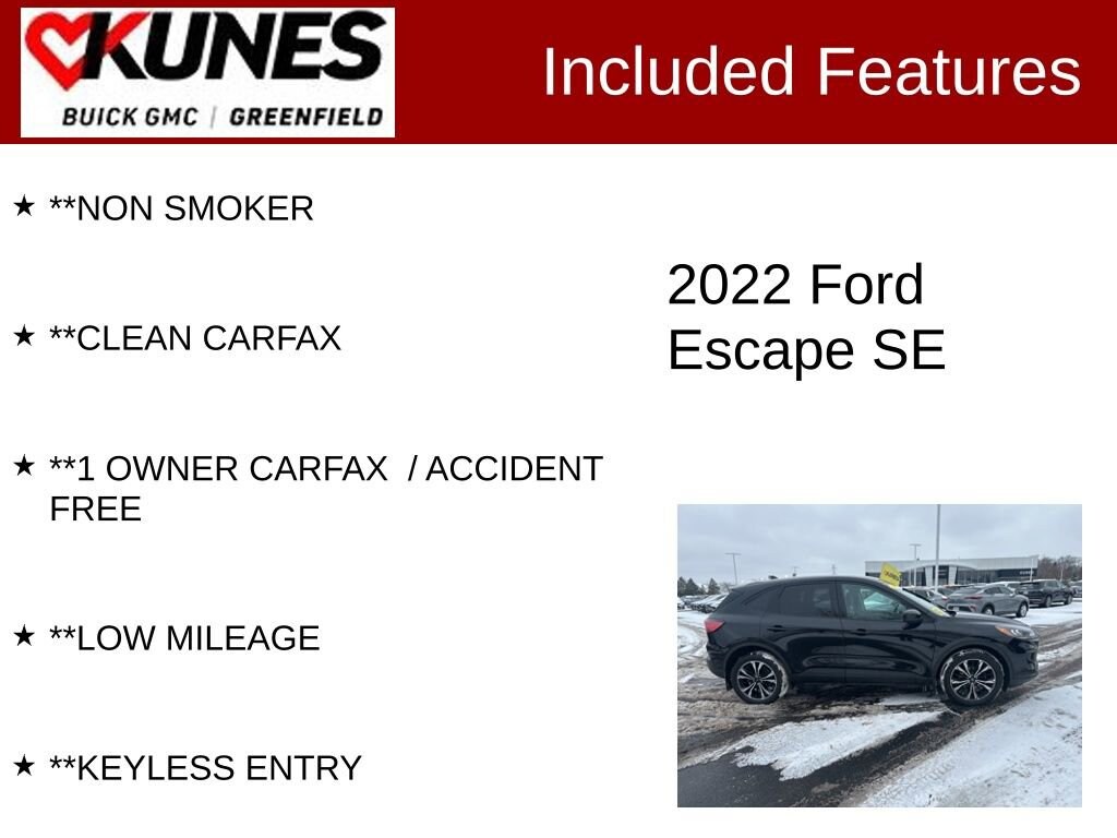Used 2022 Ford Escape SE
