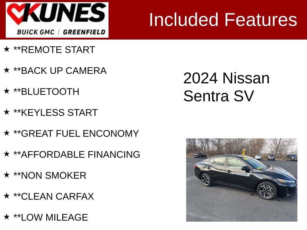 Used 2024 Nissan Sentra SV