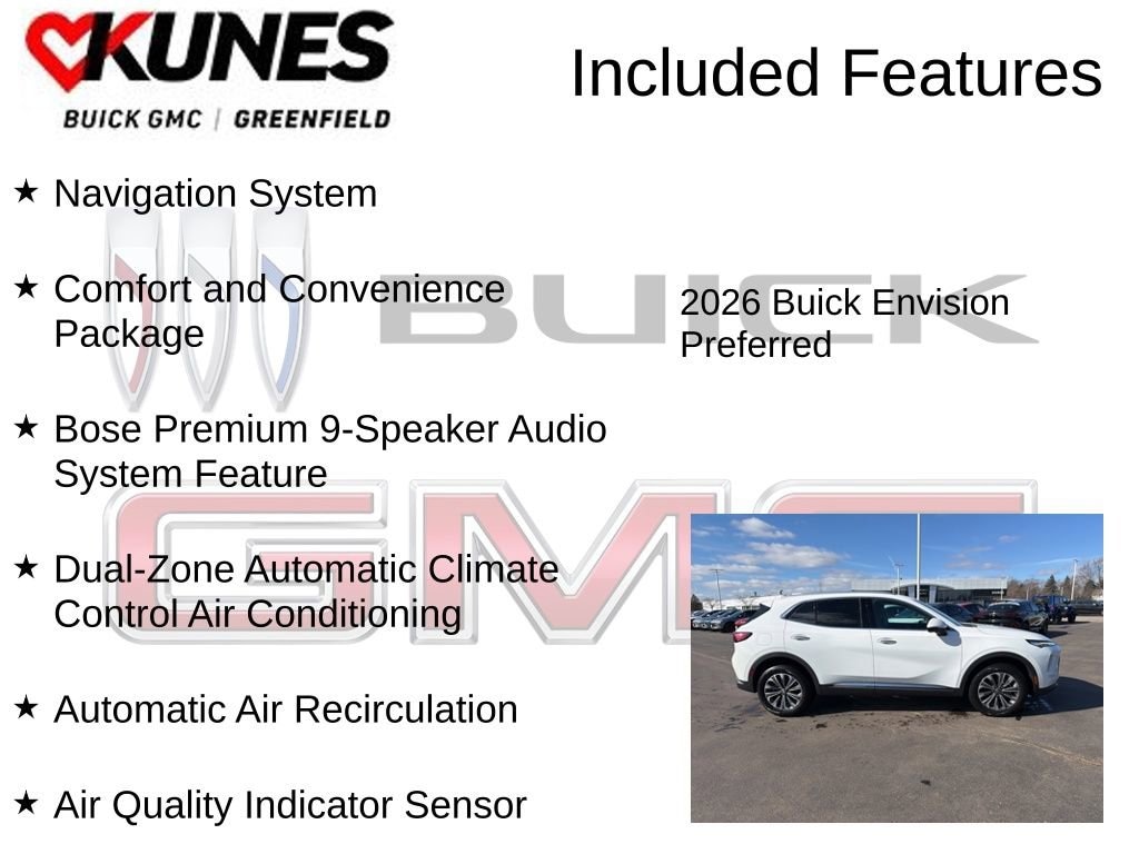 New 2026 Buick Envision Preferred SUV